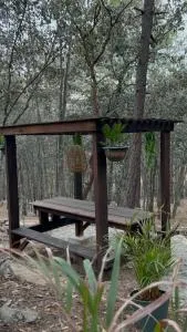 Casa de madera con Jacuzzi - Acatlán