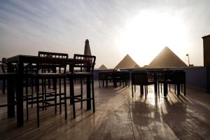 Pyramids Sun Land Veiw