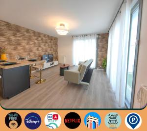 Appartements sacha's house ,a cote du RER,val d'europe,Paris-Disney . : photos des chambres