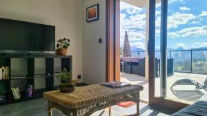 Appartements Le Berceau des Aiguilles - Vue montagne, terrasse - AravisTour : photos des chambres