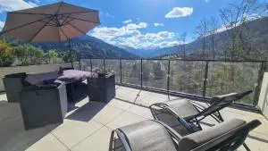 Le Berceau des Aiguilles - Vue montagne, terrasse - AravisTour - 圣让德锡克斯特