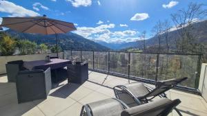 Appartements Le Berceau des Aiguilles - Vue montagne, terrasse - AravisTour : photos des chambres