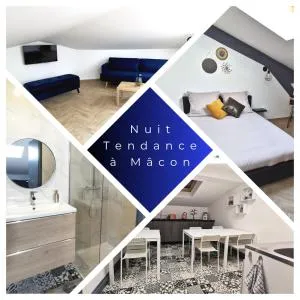 Logement - Nuit tendance centre ville de Mâcon H - Replonges