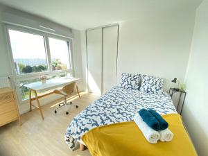 Appartements Triplex neuf avec toit-terrasse au pied du Metro - 10min PARIS EXPO - 4 rooms 6 beds : photos des chambres
