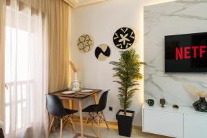 Appartement Chic Gueliz Plaza avec Vue