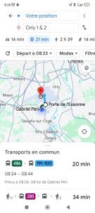 Studio cosy proche aéroport dOrly & paris