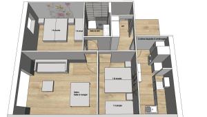 Appartements Le domaine de la corchade TOUT NEUF pour 6 personnes societe selogerametz com : photos des chambres