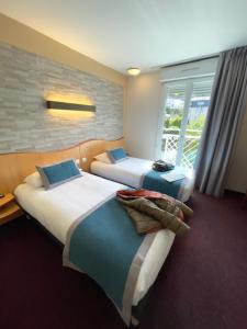 Hotels Hotel Saint Georges : Chambre Lits Jumeaux - Vue sur Montagne