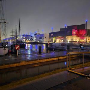 Gemütl Wohnung mit Blick auf den Hafen
