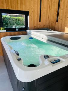 Maison Gite Chez Nounou sauna jacuzzi jardin arboré