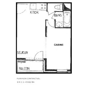 Résidence Jetay - Appartement 4 personnes avec vue sur la montagne MAE-5604