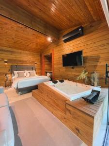 Cabana equipada em meio à natureza em Pomerode