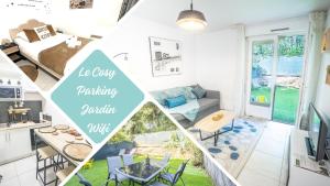 Appartements Le Cosy WIFI CLIM JARDIN TOP PROS SERVICESConciergerie MONTPELLIER : photos des chambres