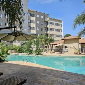 Jardim das Palmeiras II Home Resort JP2 Ubatuba - Apartamento com 2 Dorms, 1 Suíte, Condomínio com Piscina Adulto e Infantil, Jacuzzi Aquecida,Sauna, Churrasqueira, Academia, Salão de Jogos e Playground