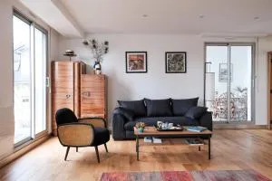 Le Joyau Des Parcs classé 4 étoiles appartement central au calme avec terrasse - 阿列河畔美岸