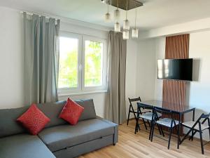 Garden view in the downtown