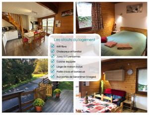 Chalets Chalet LE TREMPLIN - wifi, BBQ, parking : photos des chambres