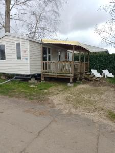 Campings SAS MHVACANCES LOUE MOBILHOME 2 CHAMBRES PROCHE CHATEAUX et ZOO BEAUVAL : photos des chambres