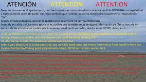 Appartement Punta Almina 100 m from t h e sea