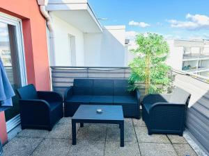 Appartements *Le Golden Tropic* Magnifique T4 Terrasse+Parking : photos des chambres