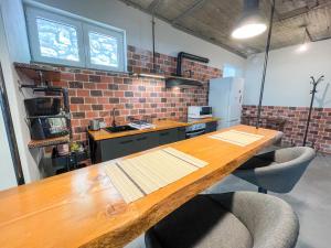 Industrial Studio with Patio