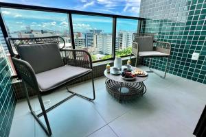 Smart Stay 1103 | Piscina | Academia | Ar na Sala