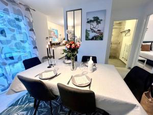 Appartements Le Belaven, Neuf, Cosy, Terrasse, jardin, Kerfany Plage, 1 a 6 pers : photos des chambres