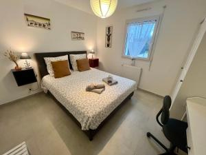 Appartements Le Belaven, Neuf, Cosy, Terrasse, jardin, Kerfany Plage, 1 a 6 pers : photos des chambres