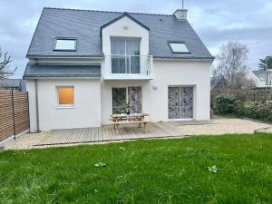 Appartements Le Belaven, Neuf, Cosy, Terrasse, jardin, Kerfany Plage, 1 a 6 pers : photos des chambres