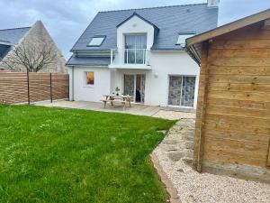 Appartements Le Belaven, Neuf, Cosy, Terrasse, jardin, Kerfany Plage, 1 a 6 pers : photos des chambres