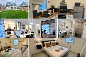 Appartements Le Belaven, Neuf, Cosy, Terrasse, jardin, Kerfany Plage, 1 a 6 pers : photos des chambres