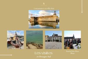 Appartements Le Belaven, Neuf, Cosy, Terrasse, jardin, Kerfany Plage, 1 a 6 pers : photos des chambres