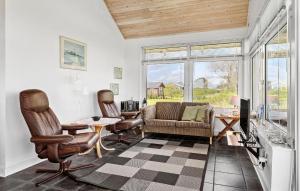 Beach Front Home In Børkop With Wifi