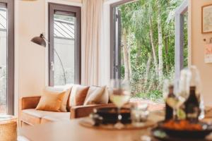 Hytte I Tiny house met zonnige bostuin
