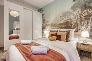 Appartements Peaceful Garden-Portes de Paris-METRO : photos des chambres