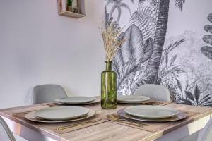 Appartements Peaceful Garden-Portes de Paris-METRO : photos des chambres