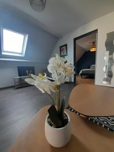 Appartements Le bon plan entre Caen et la mer ** Draps et menage inclus !** : photos des chambres