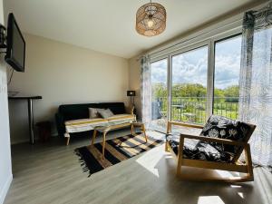 Appartement vue mer, terrasse parking et plage