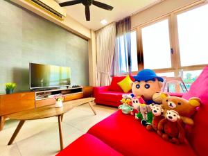 Legoland-3min Walk-HappyDream Suite at Afiniti -8pax-Cozy,Comfy&Convenience 2BR with Bathub