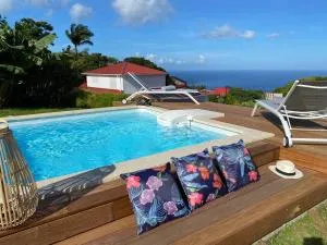 Le Nid du Colibri, Piscine, Vue Mer, Proche Plage - Vieux-Fort