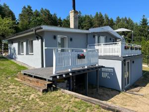 Apartament zielony nad jeziorem PZW Kazub