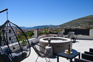 Studio apartman with jacuzzi on rooftop