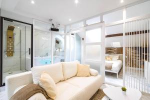 Appartements Oasis Chic - Spa prive & Cinema : photos des chambres