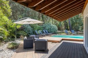 Villa Nature, piscine chauffée