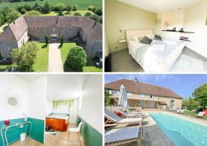 B&B / Chambres d'hotes Mimosa -Appartement, Piscine et Spa a La Ferme du Bois : photos des chambres
