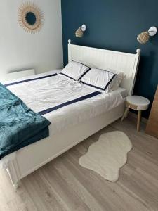 Appart 4 pers plage vue mer