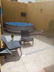 Tradicional Casa Canaria con piscina y vistas al Teide