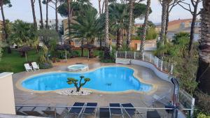 Appartements ARGELES sur MER APPT ETAGE CALELLA TOUT CONFORT JARDIN PISCINE PARKING WIFI : photos des chambres