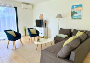 Maisons de vacances Moderne entre lac et ocean : photos des chambres