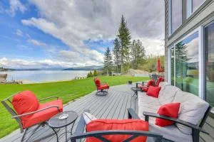 Beachfront Sagle Retreat with Boat Dock and Lift - Vans Corner